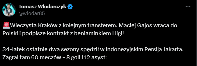 Oni ZNOWU to robią! Wieczysta bierze kolejnego BYŁEGO REPREZENTANTA POLSKI!